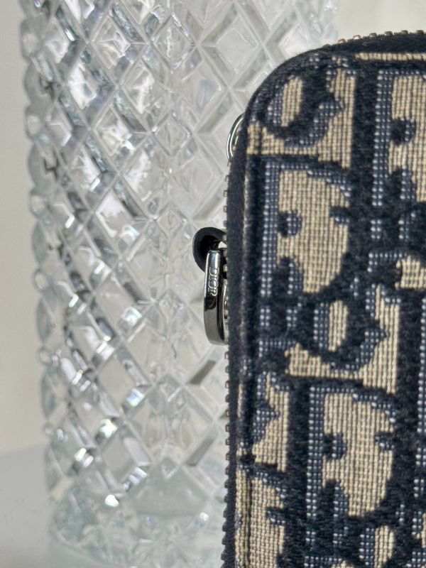 【分期0利率】DIOR   拉鍊手拿包附肩背袋 【95成新】 