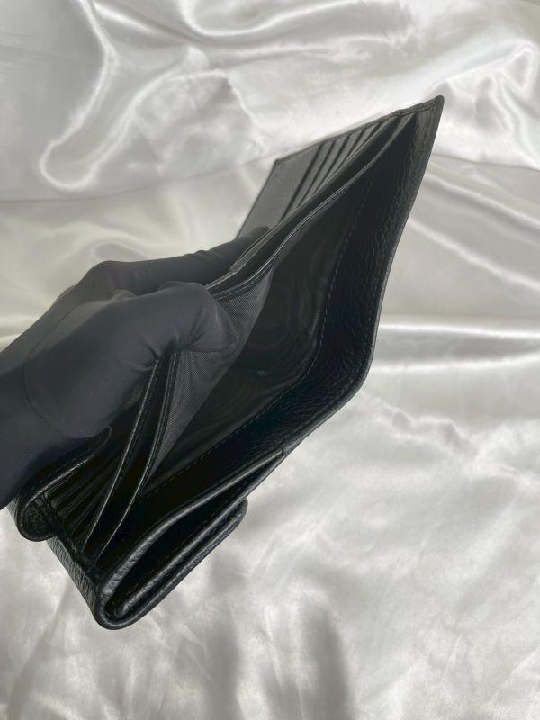 【9成新】GUCCI Interlocking GG 鎖扣雙摺短夾 