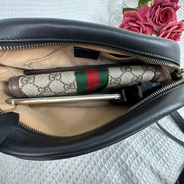 【9成新】【12期0利率】GUCCI GG Marmont 相機包 24公分 gucci 女包