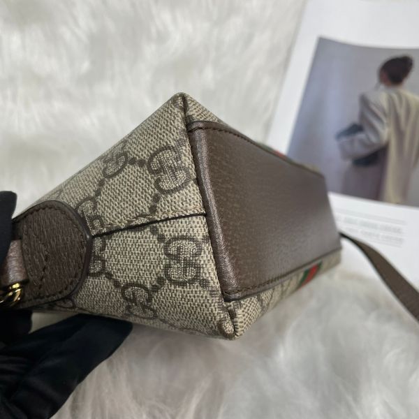 【9.5成新】【12期0利率】GUCCI 經典Ophidia系列 GG Supreme 貝殼包 
