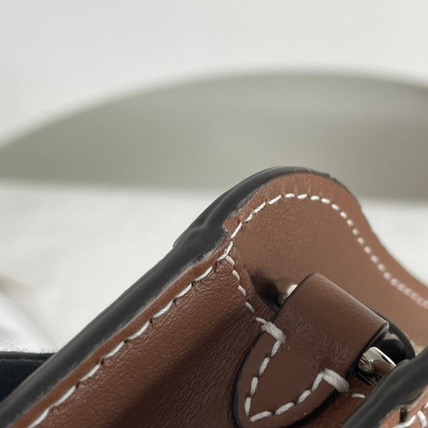 【95成新】【12期0利率】BURBERRY  Pocket 字母帆布拼接小牛皮MICRO斜背包 