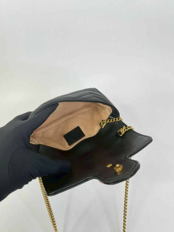 【9成新】GUCCI Marmont 迷你肩背包 