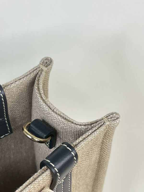 【分期0利率】Chloé 背帶款小號 Woody Tote Bag 深藍色【99成新】 