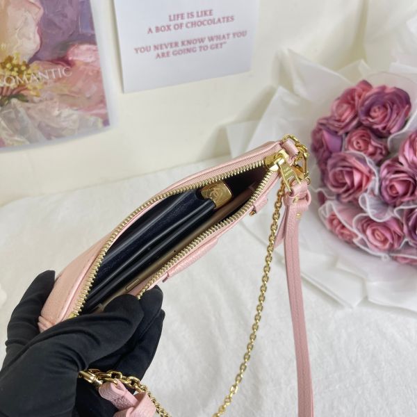 【12期0利率】LV EASY POUCH 漸層皮革斜背包【全新閒置】 