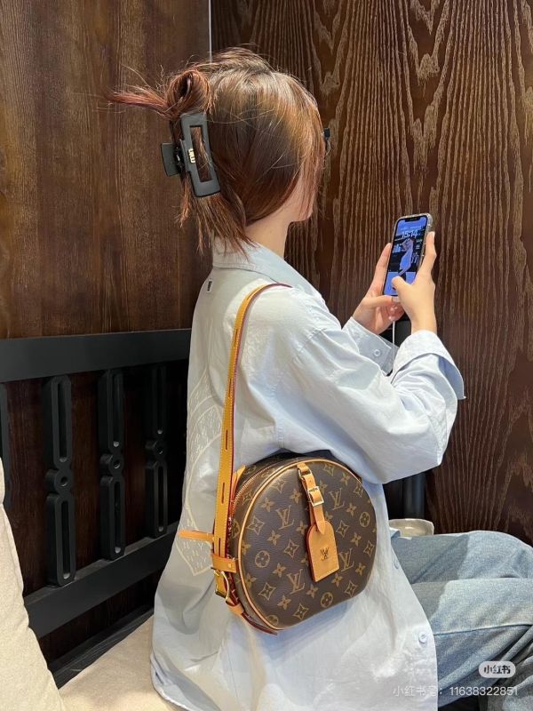 【95成新】LV BOÎTE CHAPEAU 圓餅包 MM 