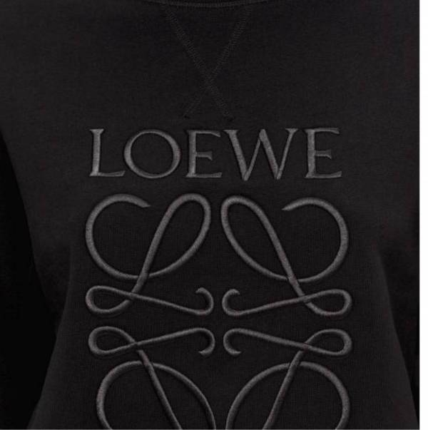 【12期0利率】LOEWE  刺繡大LOGO衛衣  女款(5折) 