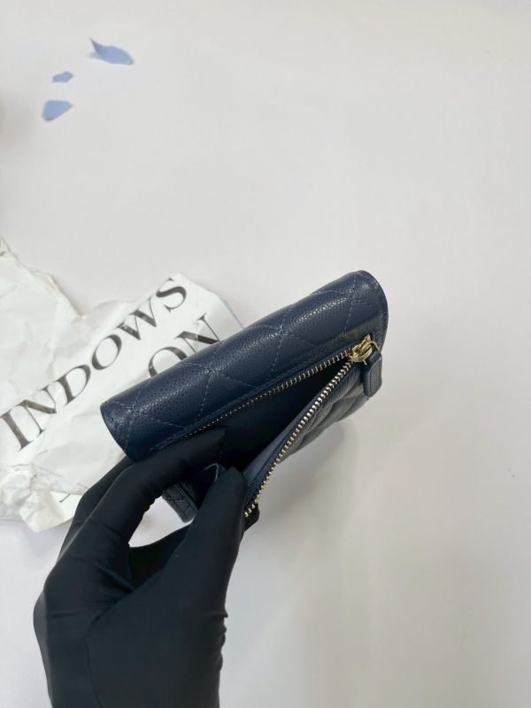 【未使用閒置品】CHANEL COCO 背面拉鍊三折短夾 