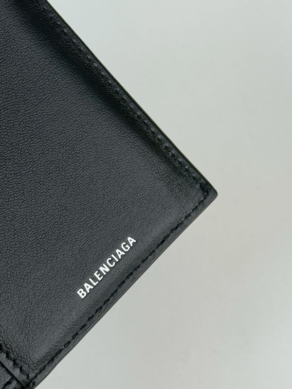 【分期0利率】BALENCIAGA MONOGARM 直式對折短夾【全新品】 