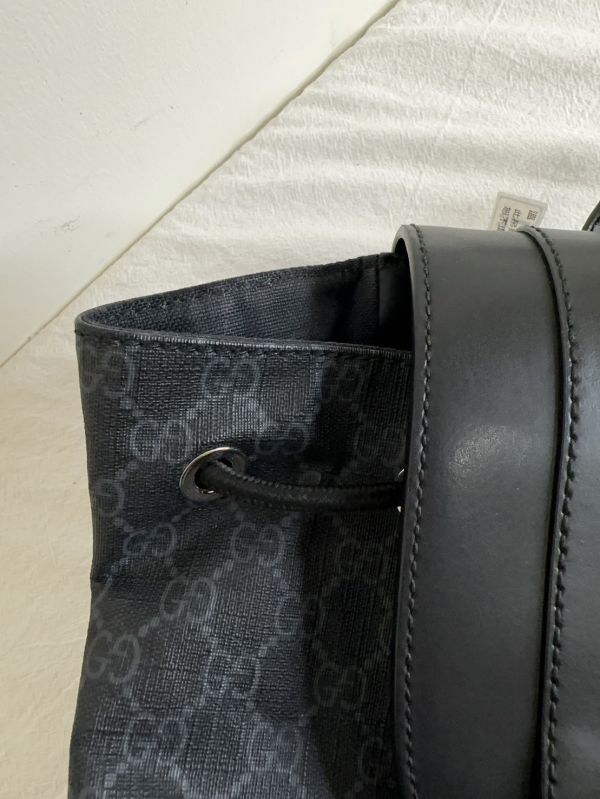【12期0利率】GUCCI GG印花帆布後背包【9成新】 