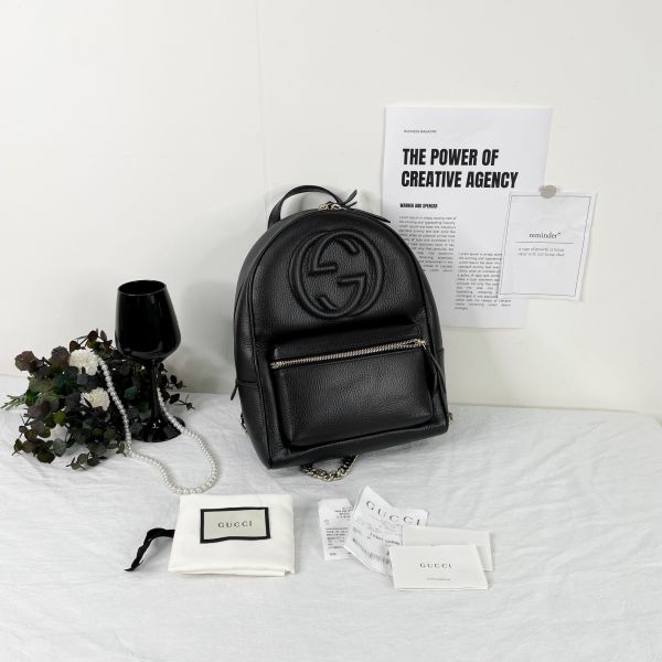 【12期0利率】GUCCI SOHO後背包【95成新】 