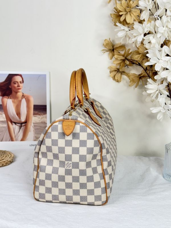 【分期0利率】LV 棋盤格 SPEEDY 30 【9成新】 