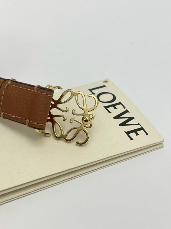 【99成新】LOEWE Anagram 小牛皮皮帶 20MM 