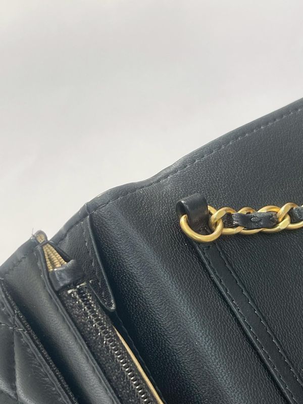 【95成新】CHANEL 羊皮金球 WOC 
