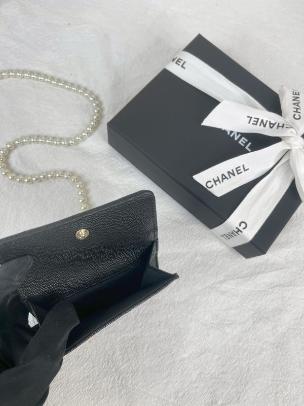 【分期0利率】CHANEL 23S 迷你雙層三折短夾【全新品】 
