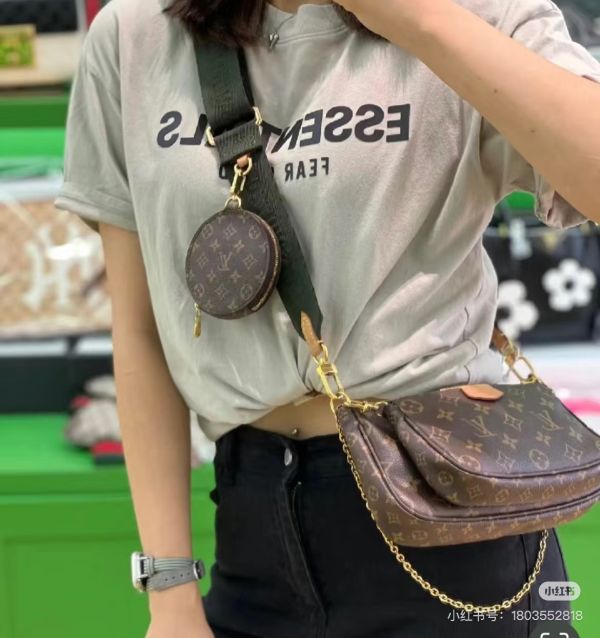 【分期0利率】LV Multi Pochette Accessoires【9成新】 