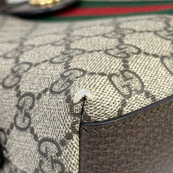 【9成新】【12期0利率】 GUCCI 經典Ophidia系列 GG Supreme 貝殼包 