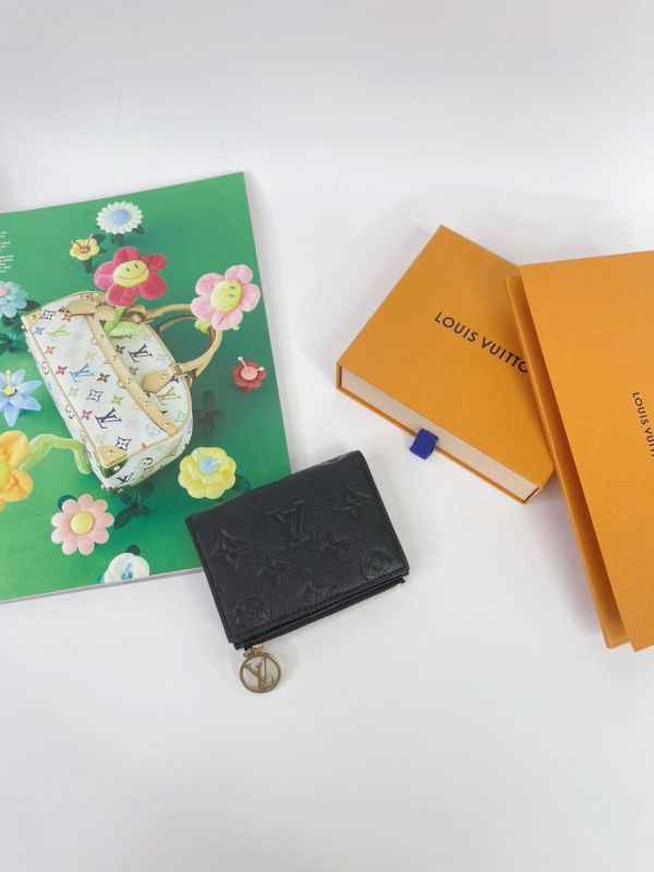 【全新品】LV Lisa 短夾 黑 