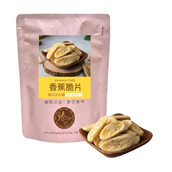 香蕉脆片160g 臻御行 辦公室下午茶,零食,送禮,過年,節慶,團購,冠軍,香蕉,香蕉脆片,脆片,蔬果脆片,零嘴,美食,休閒食品,伴手禮