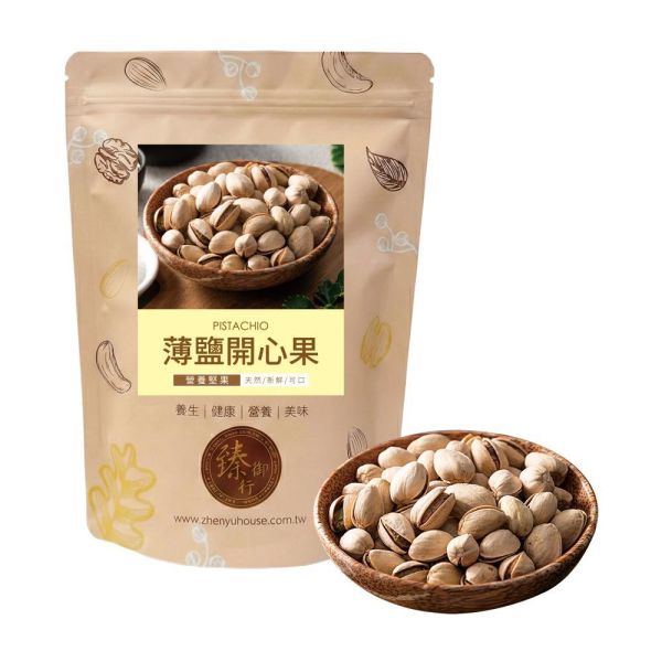 薄鹽開心果300g 臻御行 堅果,辦公室下午茶,零食,送禮,過年,節慶,團購,冠軍,零嘴,休閒食品,素食,年貨,開心果,自然開