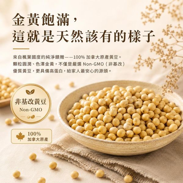 臻御行 加拿大非基改黃豆 1000g 