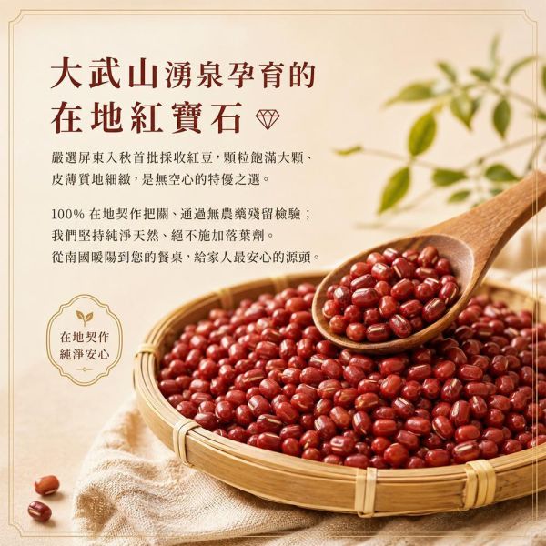 臻御行 台灣屏東紅豆 600g 