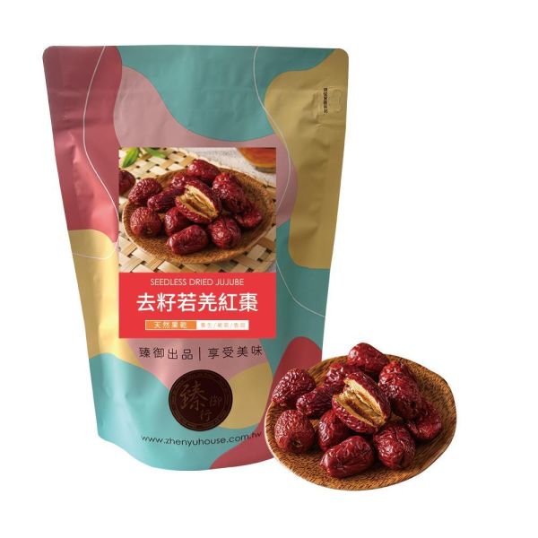 去籽若羌紅棗250g 臻御行 辦公室下午茶,零食,果乾,送禮,過年,節慶,團購,冠軍,紅棗,去籽,美食,休閒食品,零嘴,泡茶,煲湯,夾堅果,蒸食