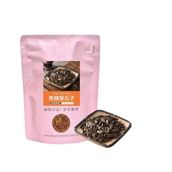 焦糖葵瓜子300g 臻御行 焦糖葵瓜子,葵瓜子,堅果,臻御行,古早味零食,辦公室下午茶,團購美食,泡茶零嘴,伴手禮,休閒零食,過年零食,節慶送禮
