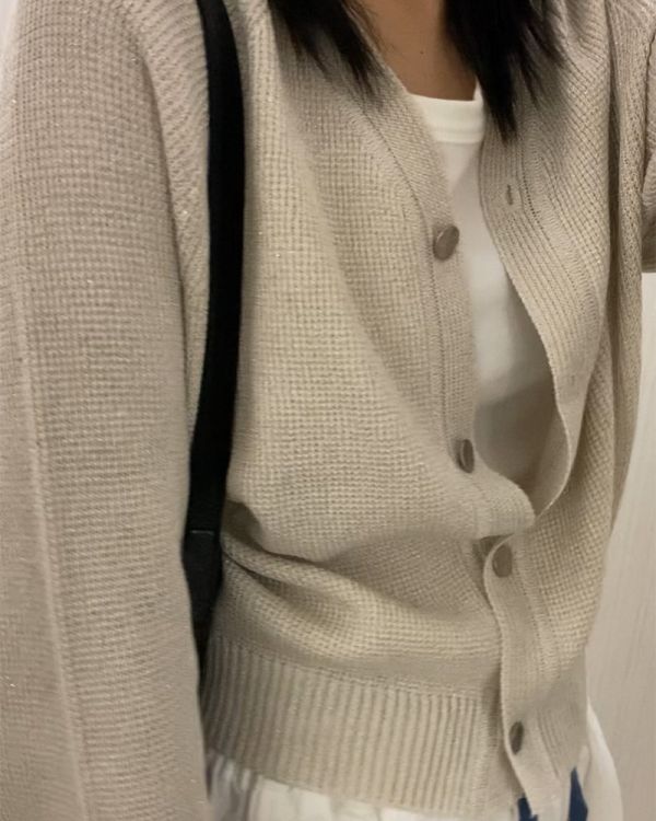 高級感金蔥罩衫 