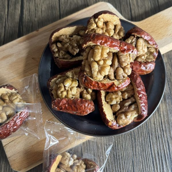 和田大棗包核桃黑加侖8包組(100g/包) 紅棗 和田大棗 核桃 黑加侖 堅果 零嘴 過年