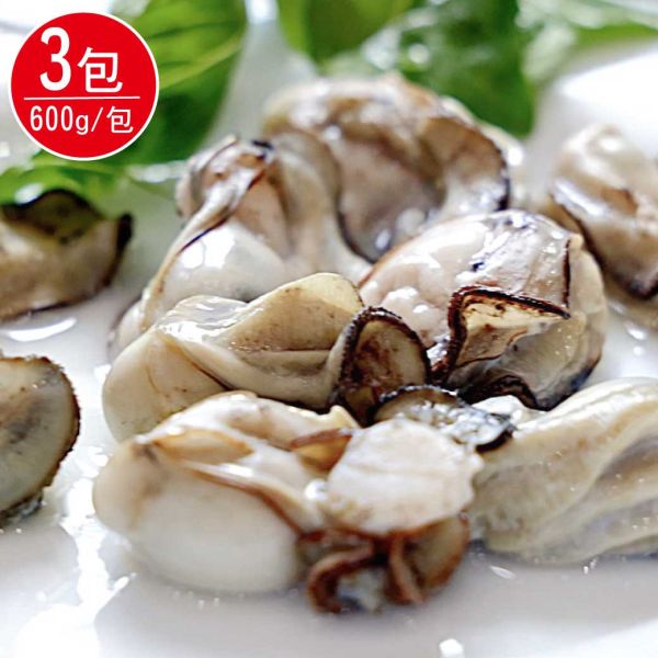 -150度急凍牡蠣(不包冰)3包組(600g/包) 牡蠣 不包冰 大份量 急凍 生蠔