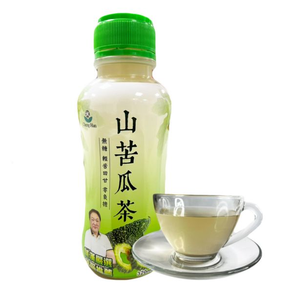 營養師推薦！純天然山苦瓜茶24瓶組(320ml/瓶) 苦瓜 山苦瓜 山苦瓜茶 苦瓜茶 無糖 天然