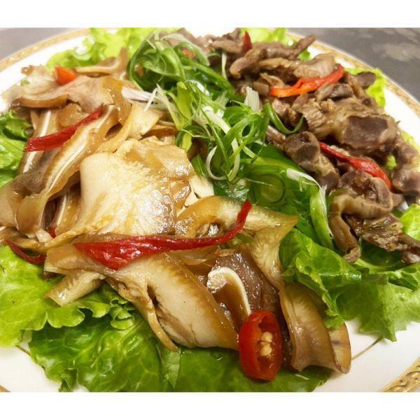 【常溫】秘製四喜滷味4包組(豬耳朵+雞胗2包/米血+豆干2包) 常溫 滷味 豬耳朵 雞胗 米血 豆干