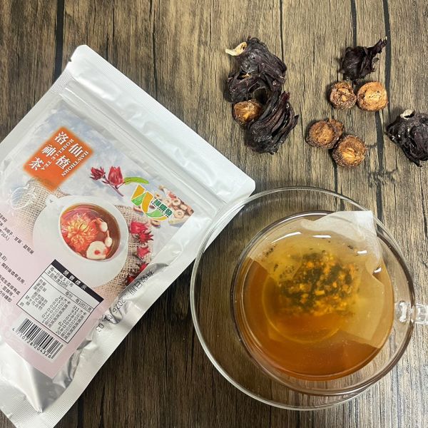 仙楂洛神茶6袋組(5g×10入/袋)+送Dashiang 316商務保溫瓶1入(480mL/瓶) 仙楂 洛神 洛神花 花茶 花草茶