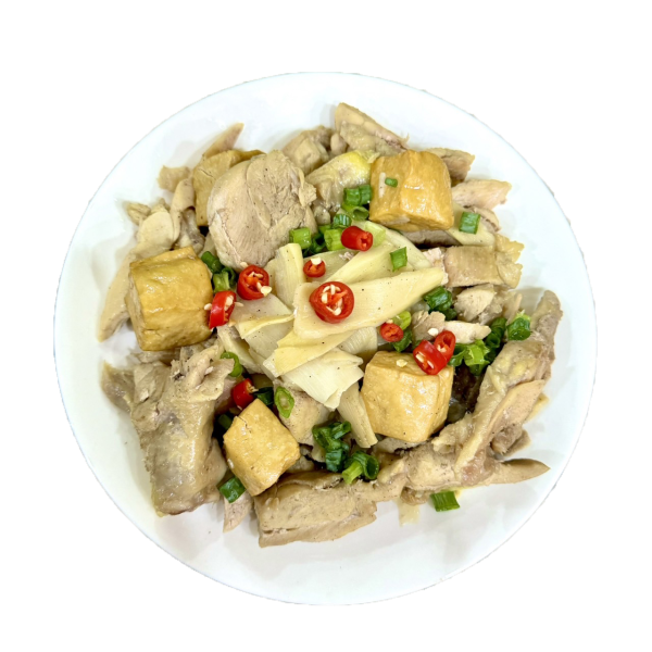 豆干筍香秘製雞腿5盒組(220g(固形物200g)/盒) 豆干 筍乾 雞腿 滷味