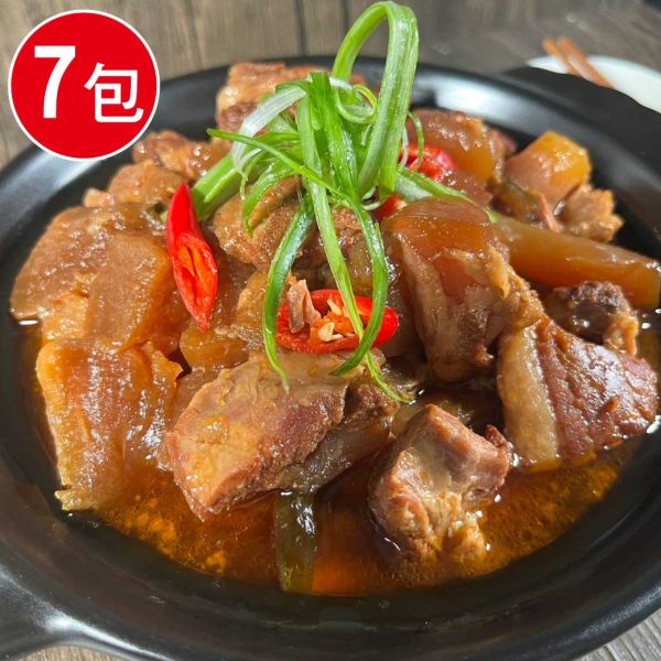 五星醬燒豬軟骨排7包組(160g/包) 五星 醬燒 豬軟骨排 阿常師 豬軟骨 常溫