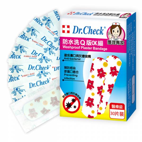 Dr. Check 防水洗Q版OK繃30片入 Dr. Check