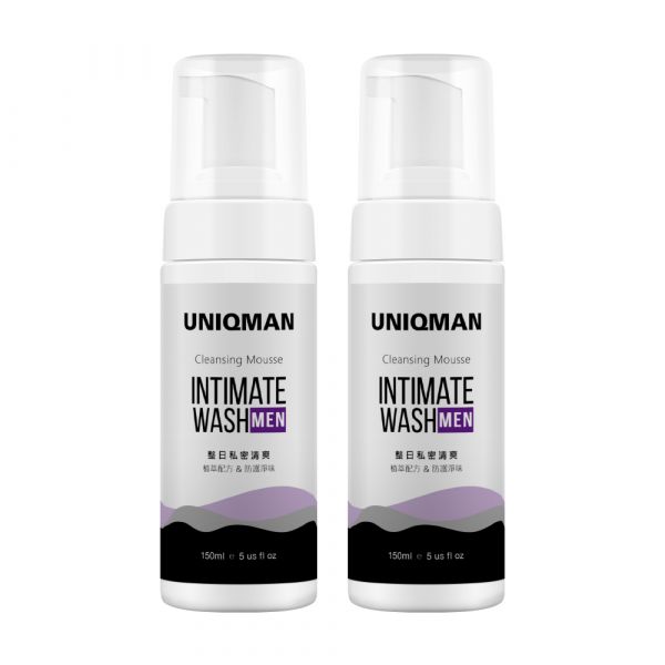 UNIQMAN UW 男性私密慕斯 (150ml/瓶)2瓶組 
