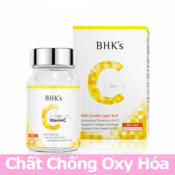 Viên nén hai lớp vitamin C BHK's 【Chất chống oxy hóa】 