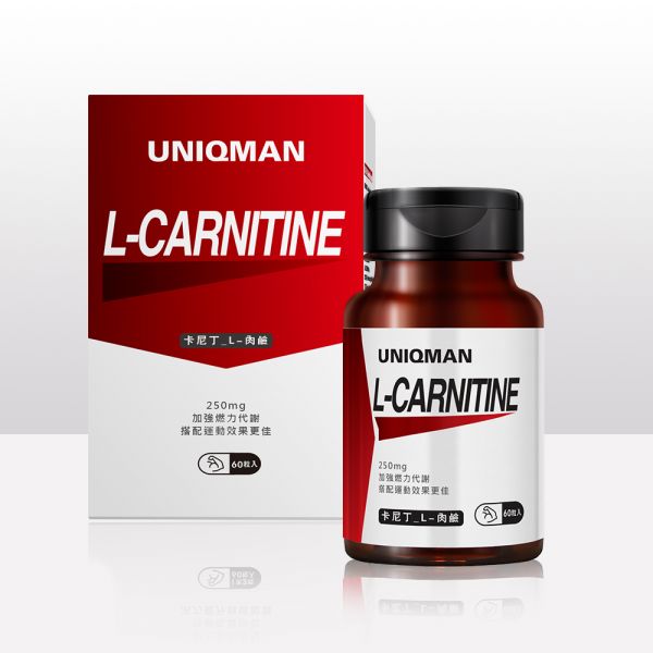 UNIQMAN 卡尼丁_L-肉鹼 素食膠囊 (60粒/瓶) 