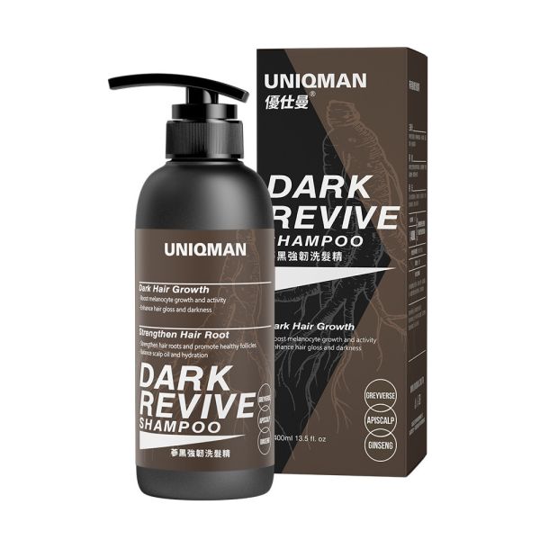 UNIQMAN 蔘黑強韌洗髮精  (400ml/瓶) 