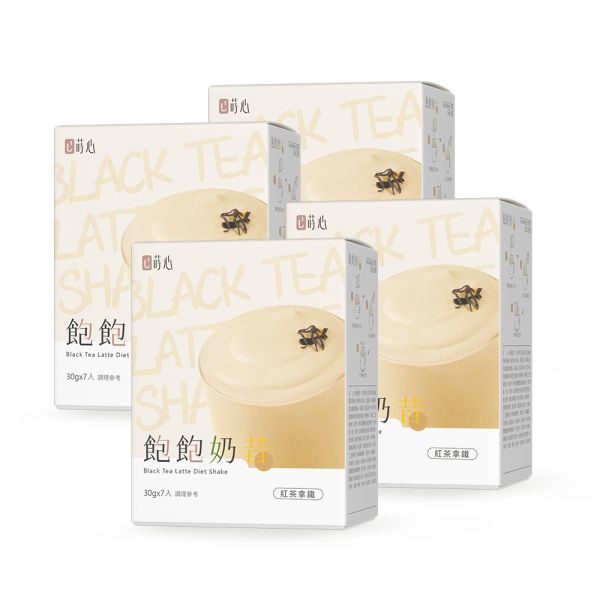 蒔心 飽飽奶昔 紅茶拿鐵 (7入/盒)4盒組 