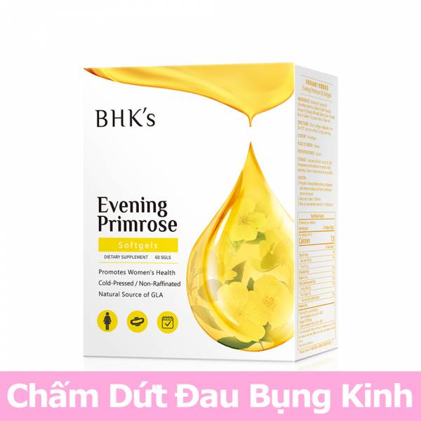 Viên nang mềm chiết xuất từ dầu hoa anh thảo BHK's 【Chấm dứt đau bụng kinh】 