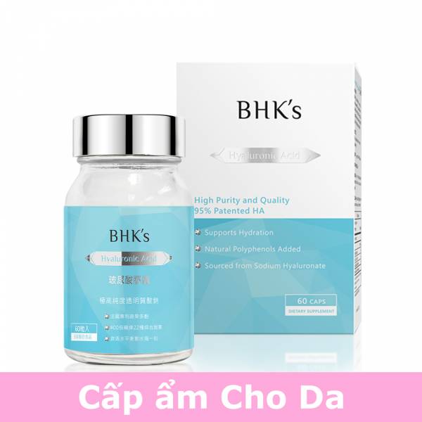 Viên nang bổ sung Axit Hyaluronic BHK's【Cấp ẩm cho da】 