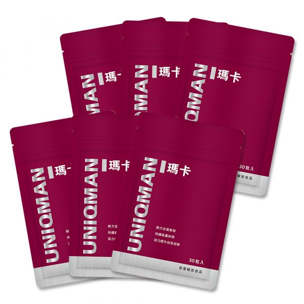 UNIQMAN 瑪卡 膠囊 (30粒/袋)6袋組 