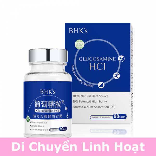 Viên nén hỗ trợ xương khớp Glucosamine BHK's độc quyền sáng chế【Di chuyển linh hoạt】 