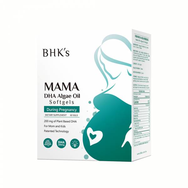 Viên nang mềm dầu tảo biển DHA cho phụ nữ mang thai BHK's độc quyền sáng chế【Bé khỏe mẹ yên tâm】 