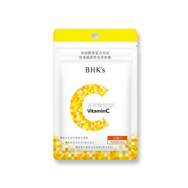 【加購】BHK's 光萃維他命C雙層錠 (30粒/袋) 