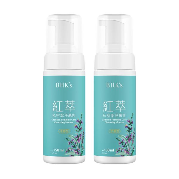 BHK's 紅萃私密慕斯 涼感型 (150ml/瓶)2瓶組 