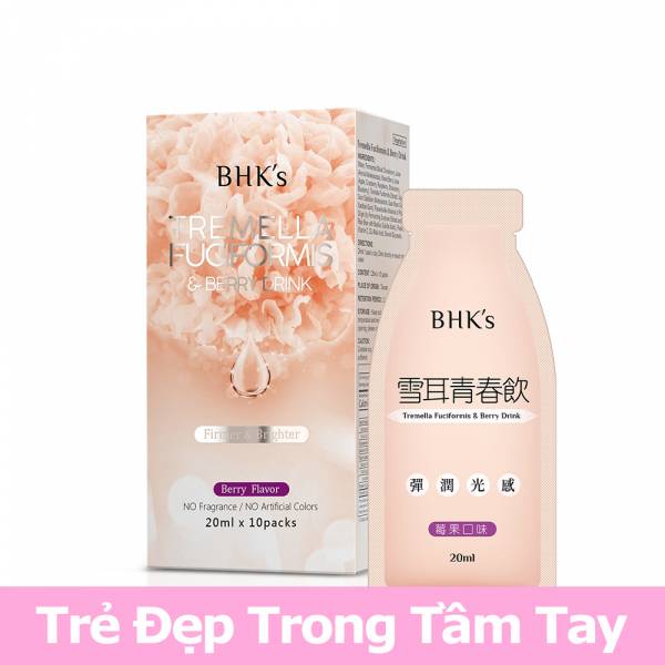 Thức uống làm đẹp nấm tuyết vị quả mọng BHK's【Trẻ đẹp trong tầm tay】 