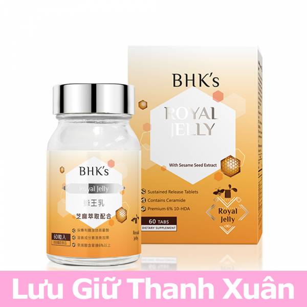 Viên nén sữa ong chúa BHK's【Lưu giữ thanh xuân】  